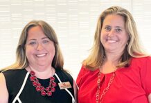 Nurses Heather Mitchell and Sara Robertson