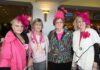 Former Kentucky First Lady Jane Beshear, second from left, with breast cancer survivors and friends honored at a Horses and Hope event.