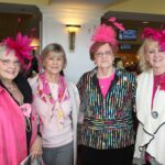 Former Kentucky First Lady Jane Beshear, second from left, with breast cancer survivors and friends honored at a Horses and Hope event.