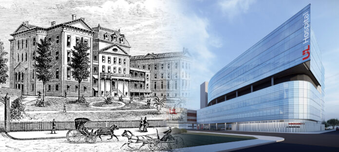 UofL Hospital, past and future