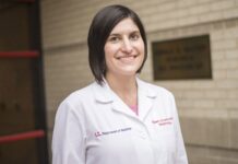 Dawn Caster, associate professor and the co-director of research for the UofL Division of Nephrology and Hypertension