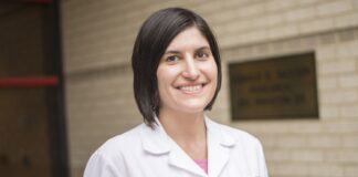 Dawn Caster, associate professor and the co-director of research for the UofL Division of Nephrology and Hypertension