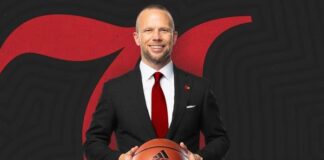 Pat Kelsey, the new men’s basketball head coach at the University of Louisville (image courtesy UofL Athletics)