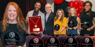 The University of Louisville 2024 Presidential Excellence Awards reception took place April 18. The awards recognize the employees whose exemplary performance impacts the entire university community.