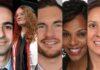 A collage of five University of Louisville alumni