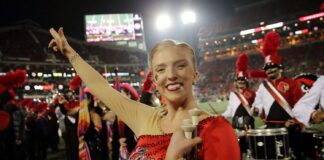 Morgan Proctor, UofL baton twirler and nursing graduate