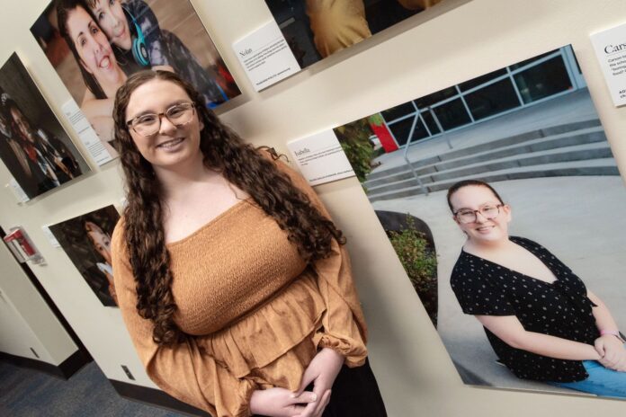 xIsabella 1500 Isabella Gliatti, a UofL biology student is a featured face in the Positive Exposure photo exhibit.