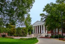 Exterior view of Grawemeyer Hall