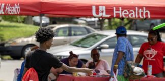Participants at a Louisville Community of Care Project health fair