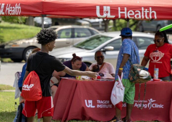LCCP photo 1 rev Participants at a Louisville Community of Care Project health fair
