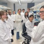 High school students in the lab at the BCC summer research program