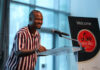 Former football player speaks at UofL hospital event