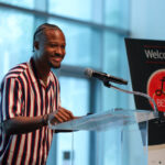 Former football player speaks at UofL hospital event
