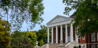 Exterior view of Grawemeyer Hall