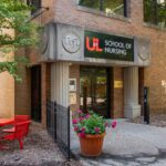 Exterior of School of Nursing building