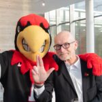 Louie with President Bradley