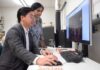 Man and woman at a computer screen