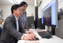 Man and woman at a computer screen