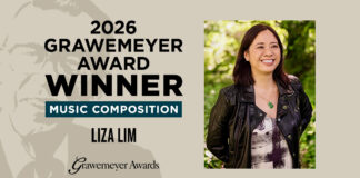 Announcement of Liza Lim as the winner of the 2026 Grawemeyer Award for Music Composition.