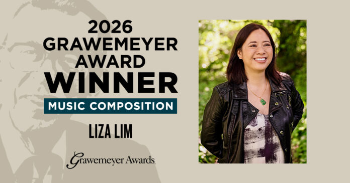 Announcement of Liza Lim as the winner of the 2026 Grawemeyer Award for Music Composition.