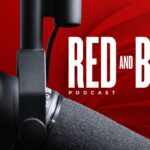 Microphone with text Red and Bold