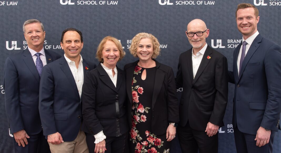 UofL Brandeis School of Law establishes new Mary Byron Center and Endowed Chair A group of UofL and business leaders at the Mary Byron Center press conference