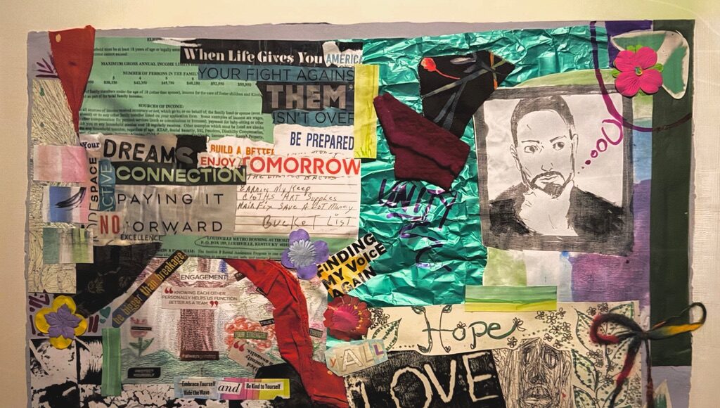 9 notables for 90 years: UofL celebrates Kent School of Social Work and Family Science Artwork representing the mission of Kent School of Social Work and Family Science