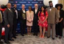 A group of students and leaders together.